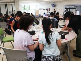 わくわく科学教室2の様子
